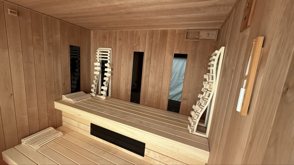 Sauna ogrodowa PREMIUM na wymiar z montazem na miejscu.