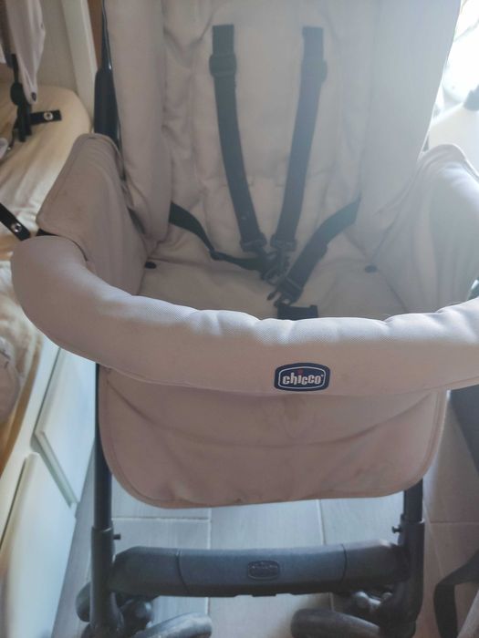 Negociável - Trio Chicco - Alcofa, carro de passeio e cadeira auto/ovo