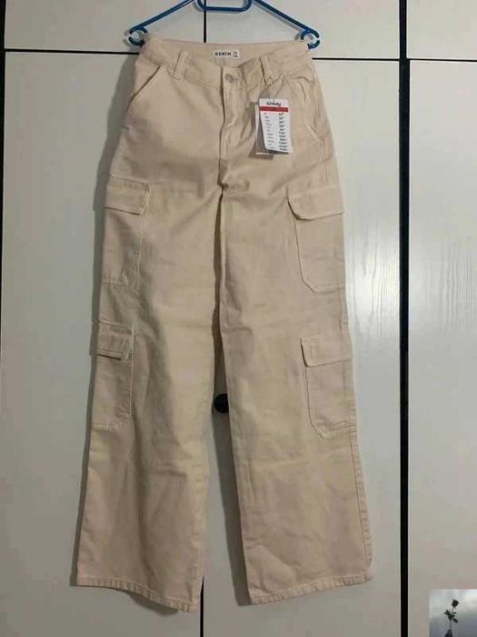 high waist wide leg jeans