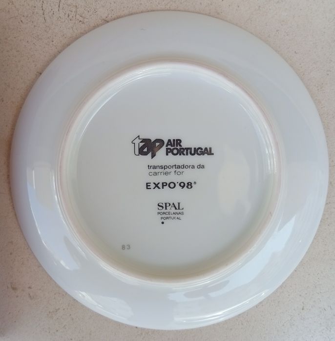 Brinde da TAP da classe executiva Expo 98