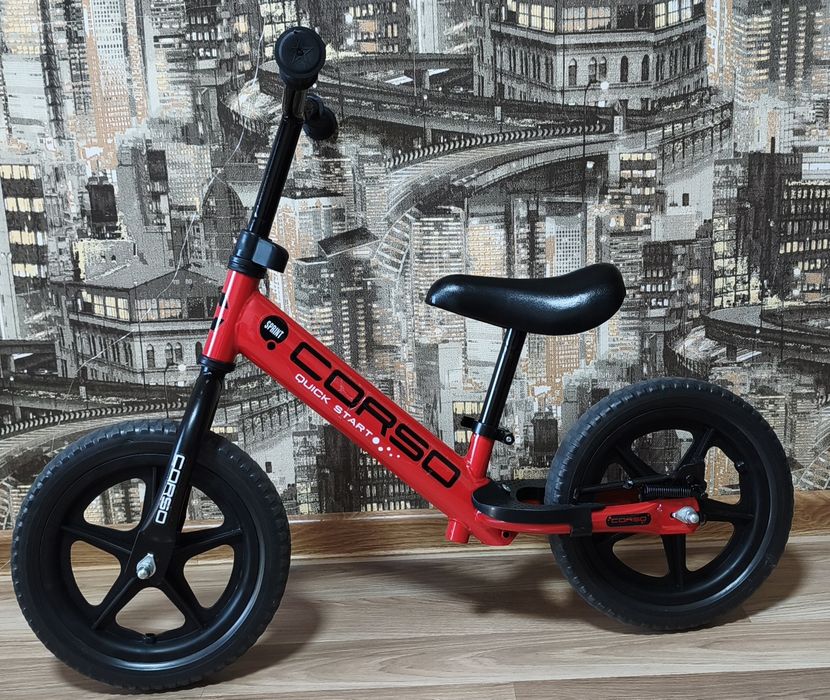 Велобіг 12" Corso Sprint, сталева рама