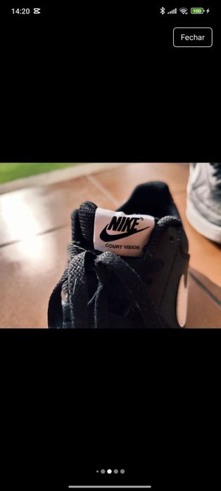 Sapatilhas Nike Court Vision 43 Usadas 1 vez