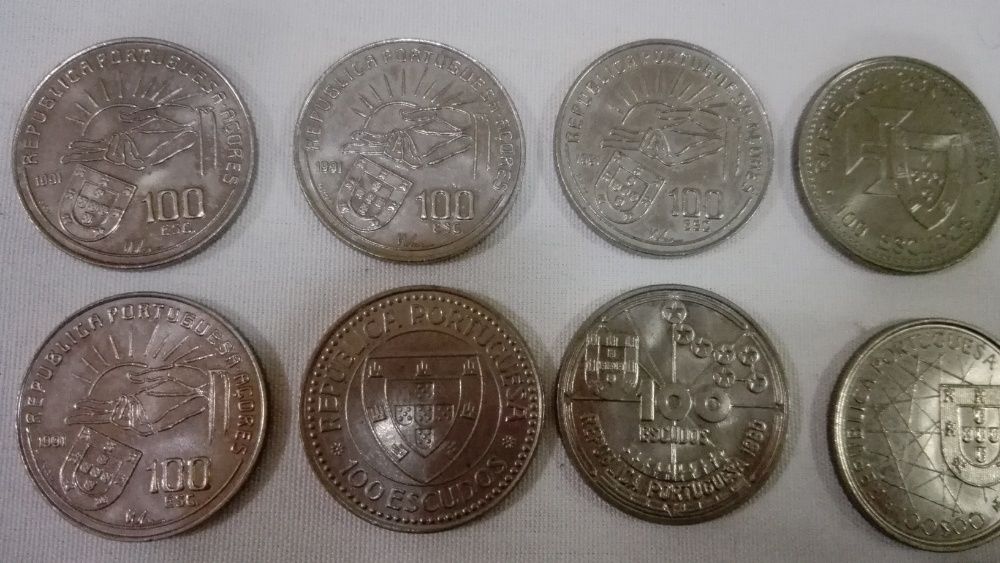 Moedas Comemorativas 100 escudos