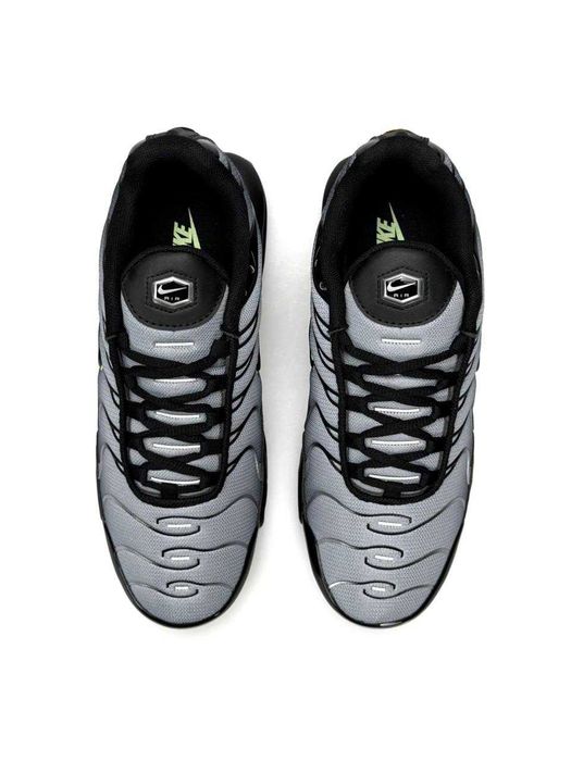 Кросівки Nike Air Max Plus Tn Black Grey Silver | Найк Аір макс плюс тн чорні, сірі, білі [41-46]