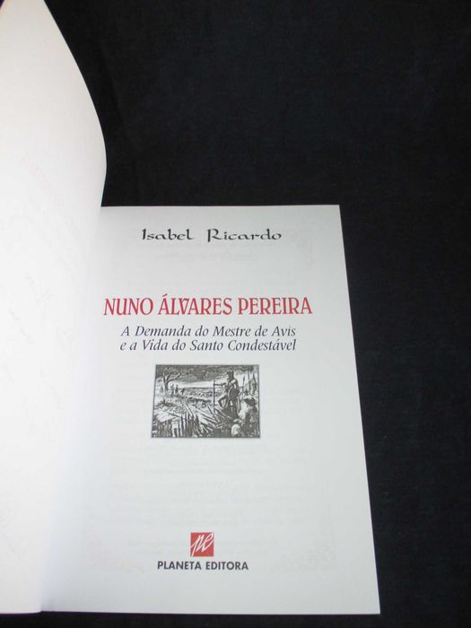 Livro Nuno Álvares Pereira Isabel Ricardo Autografado