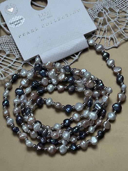 Намисто річкові перлини Marks & Spencer