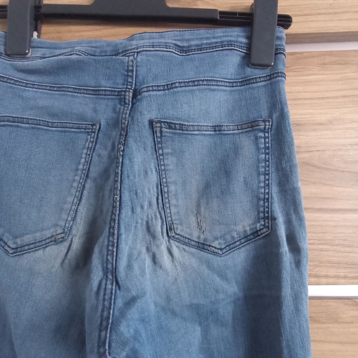 Jeansy z wysokim stanem h&m