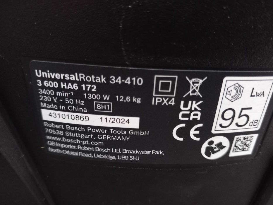 Kosiarka elektryczna Bosch 34-410 jak nowa 1300 Wat 34 cm koszenia