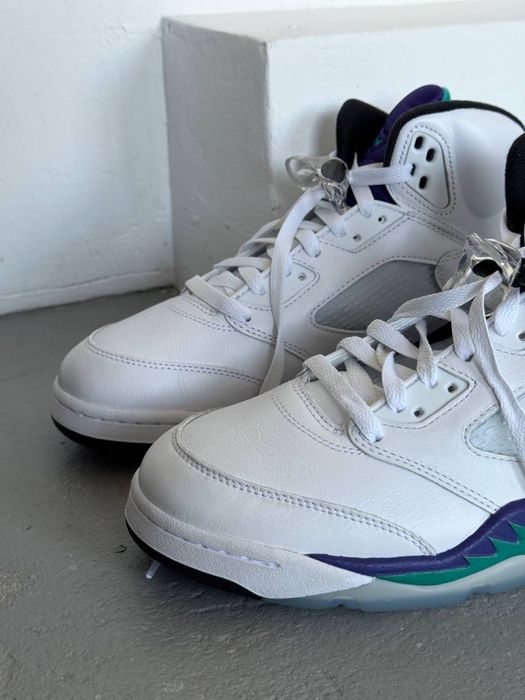 Оригинал Nike Air Jordan 5 Retro OG ‘Grape’ (HQ7978 100) кожание мужские джордан найк белие