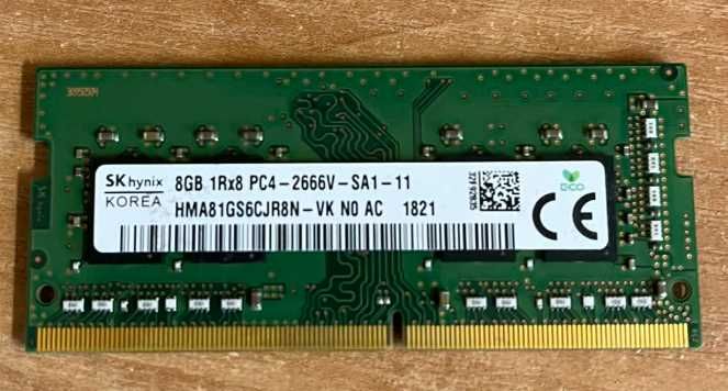 Pamięć RAM Sk hynix 8gb 1rx8 pc4-2666v-sa1-11