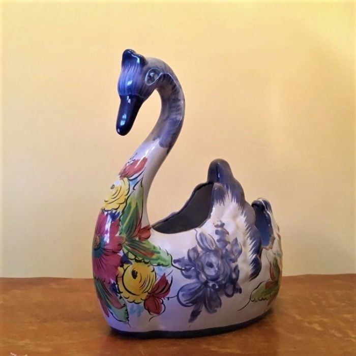 Cisne Faiança Alcobaça Nº1009