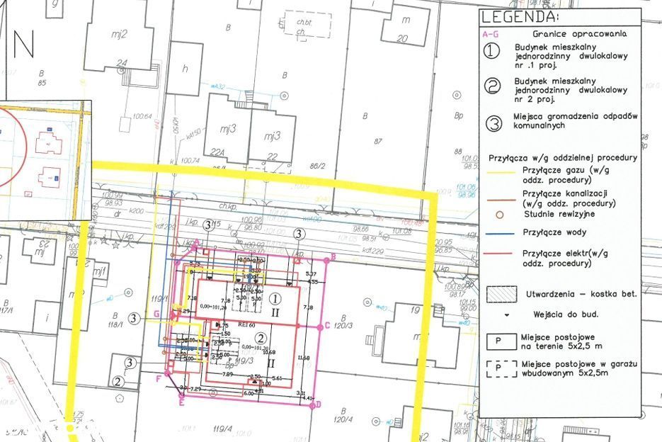 Działki z pozwoleniem na budowę 6 lokali po 130m2