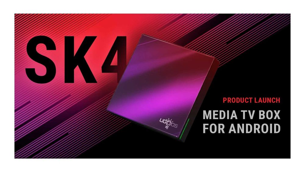 Смарт-приставка Ugoos SK4 4/64Gb Android 14.0 S905x5M-J AI-SR Dolby Vision.