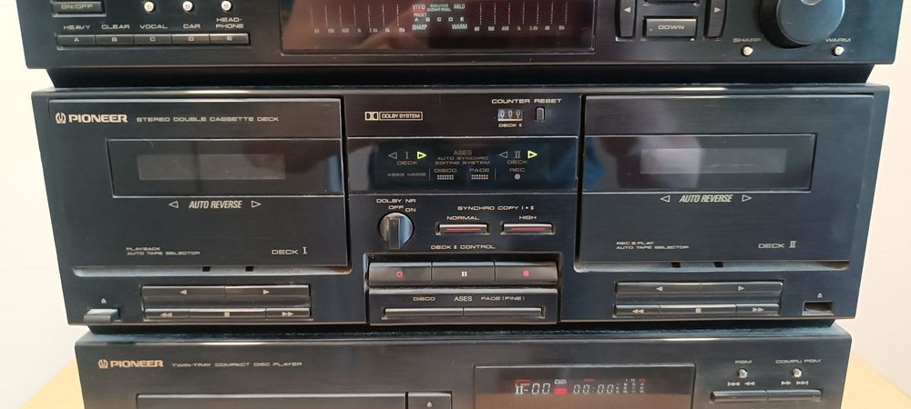 Pioneer XD-Z84T Vintage Hi-Fi – CD + Duplo Deck – Excelente Estado