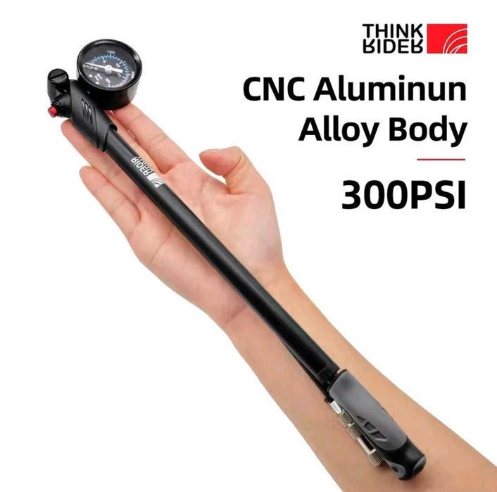 Pompka THINKRIDER BL 20BAR/300PSI manometr,zawór,1szt.rower,hulajnoga