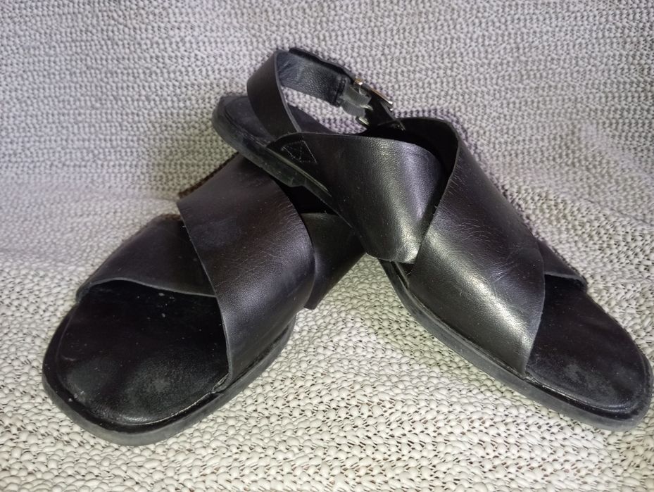 Sandały damskie skórzane, r41