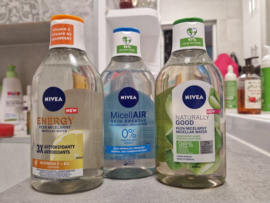 Płyny micelarne Nivea