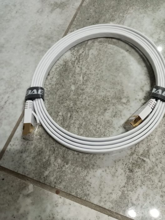 Kabel Przewód Sieciowy Płaski LAN Ethernet