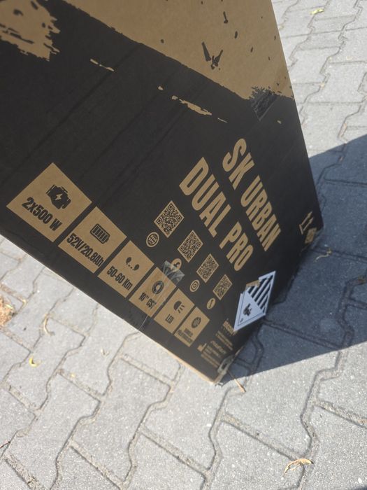 Hulajnoga elektryczna SkateFlash SK Urban Dual Pro 52V 1000W NOWA