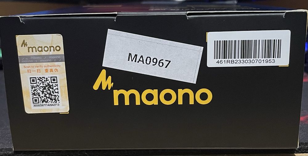 USB-мікрофон Maono PM461 з RGB-підсвіткою