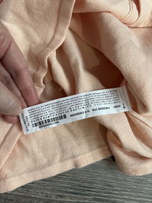 Кофта Зара Zara на дівчинку 9-10 років, р. 134-140 Нова