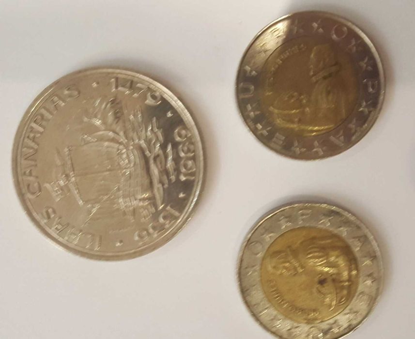 Coleção de moedas escudo