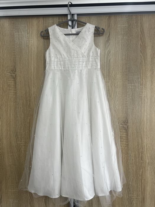 Платтячко біленьке на дівчинку 8-10р.