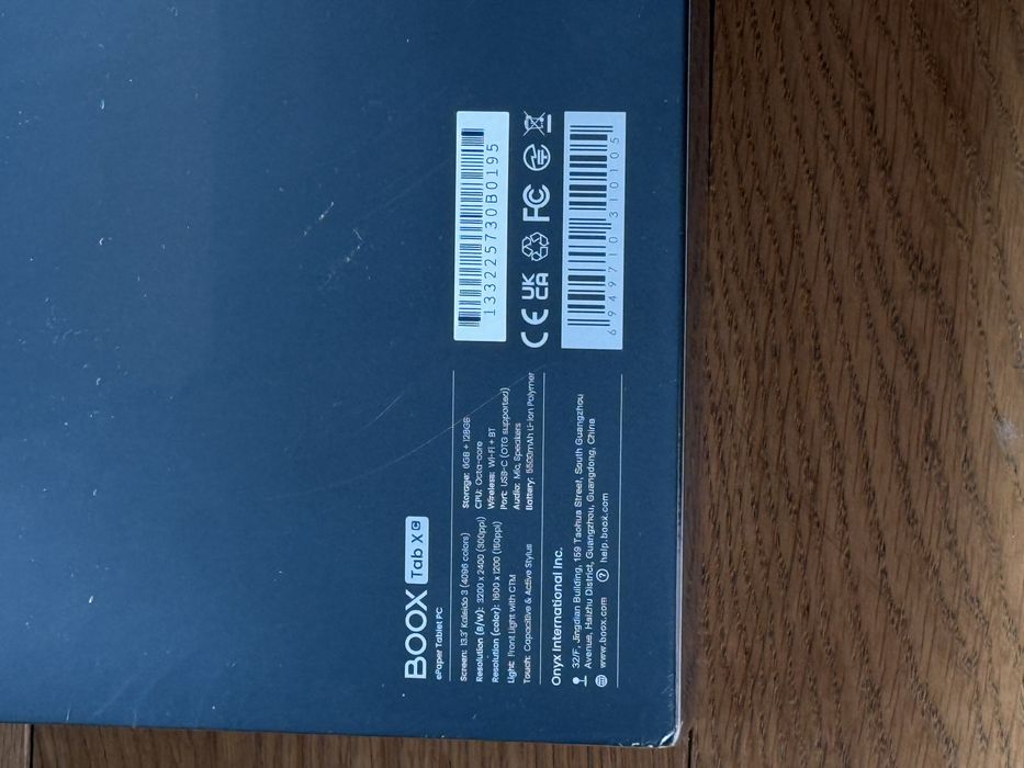 Czytnik e-booków ONYX booxTab x c 13.3 nowy