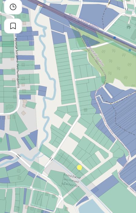 Ділянка 6.5 сот  біля річки та лісу 10 км від м.Львів, с.Солуки.