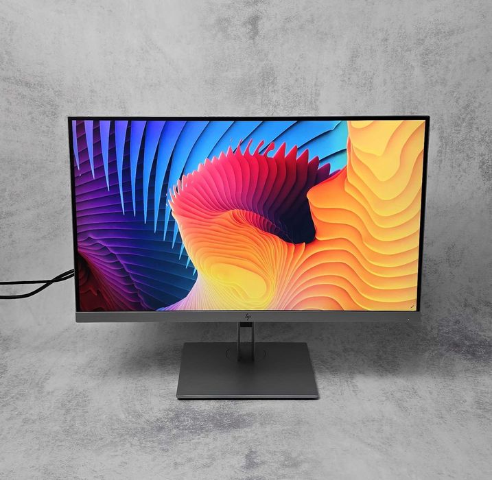 Безрамковий монітор 27" HP EliteDisplay e273q 2560x1440 2K IPS 8 bit (є кількість) + Гарантія 12 місяців