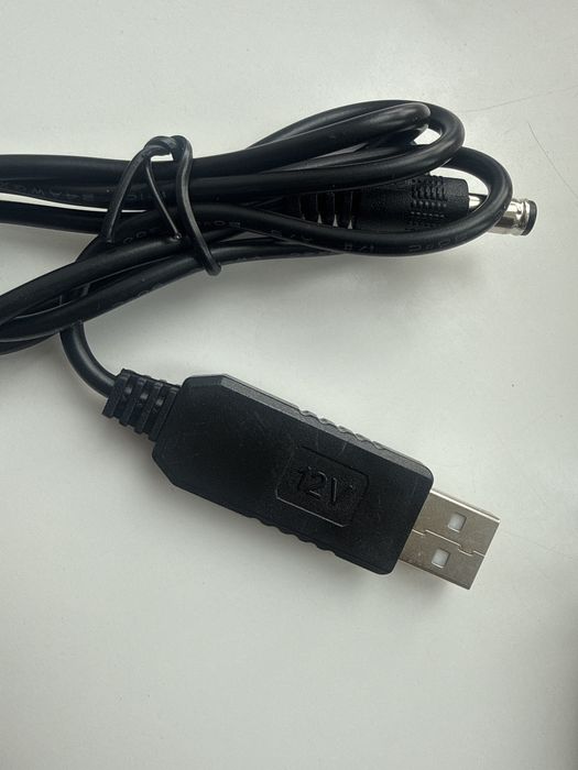 Кабель для роутера  через павер банк с 5 В до 9 В,12В