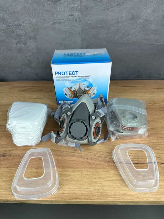 Maska lakiernicza półmaska ochronna 6200 + filtry N95 zestaw