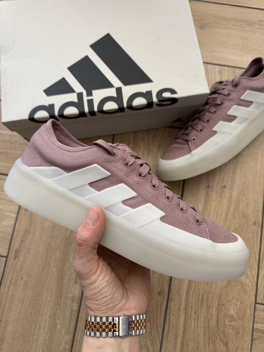 Nowe Sportowe Buty Męskie Adidas Pudrowy Róż Trampki 43