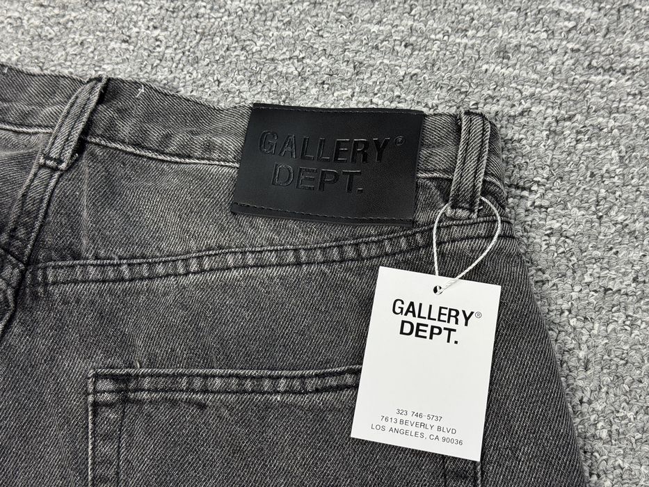 Джинси Gallery Dept Flared кльош темно сірі джинси галері депт фларед flared fit Flared Jeans