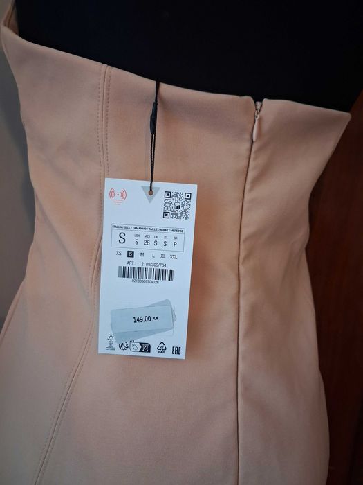 Sukienka bez pleców, S, nowa, Zara.