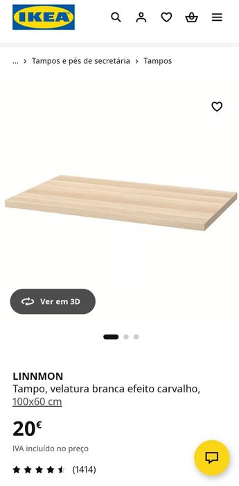 Tampo Linnmon | IKEA (100x60)
