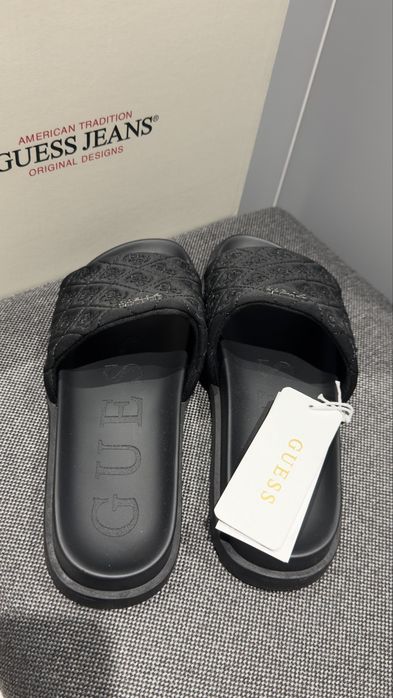 Nowe Oryginalne Klapki Guess z Metką i Pudełkiem – Rozmiar 38, 39,40