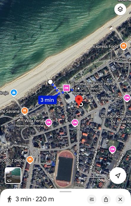 Mieszkanie blisko plaży Międzyzdroje
