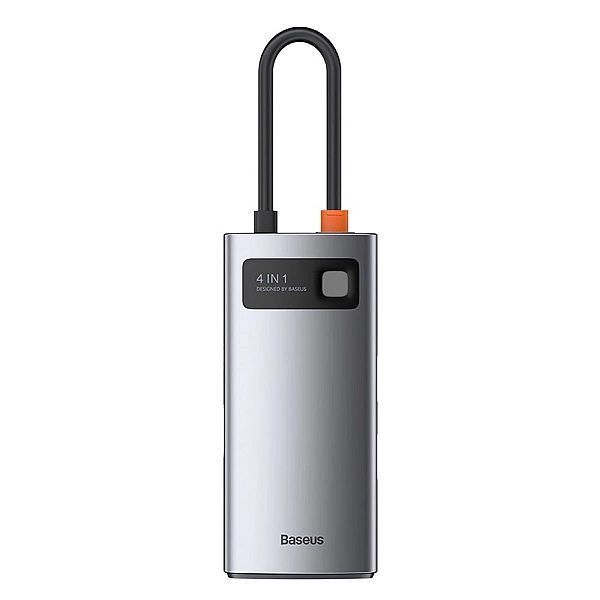 Baseus Metal Gleam 4w1 wielofunkcyjny Hub Usb Typ C - Usb Typ C Power