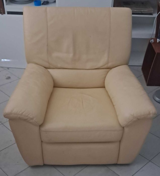 Cadeirão Reclinável em pele NATUZZI
