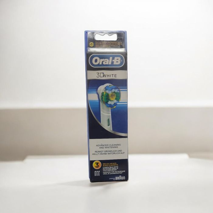 NA LEWARA końcówki Oral-B 3D White ORYGINALNE nowe 3szt