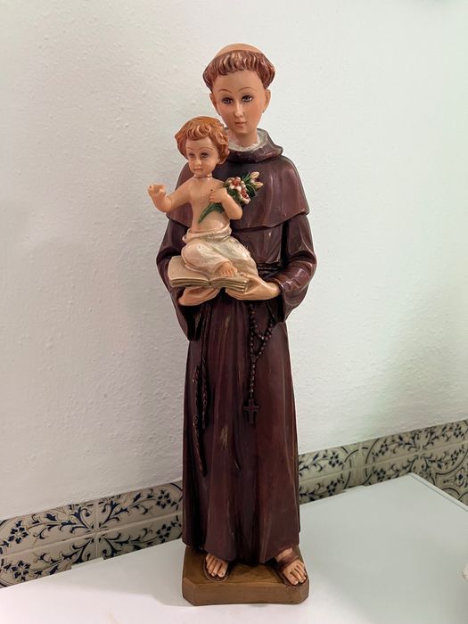 Imagem de Santo António com Menino Jesus 60CM