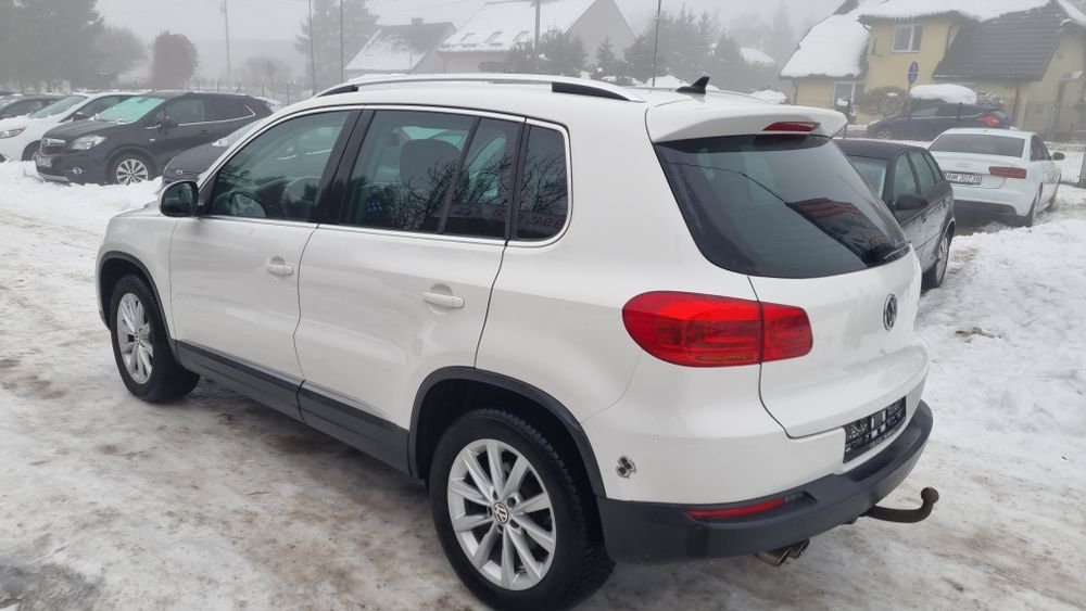 VW Tiguan 4motion 4X4 2013 Ledy AUTOMAT B.PERŁA Mega z DE Bezwypadkowy