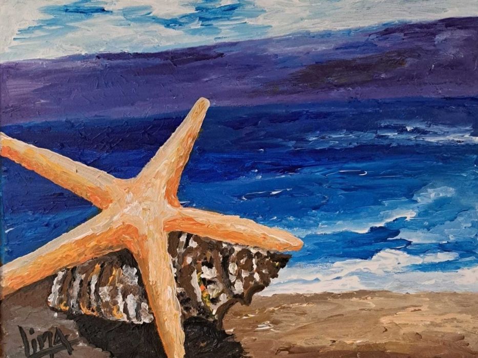 Pintura Original de Lina Ambrósio (ESBAL / SNBA) – Oportunidade para Colecionadores e Investimento em Arte