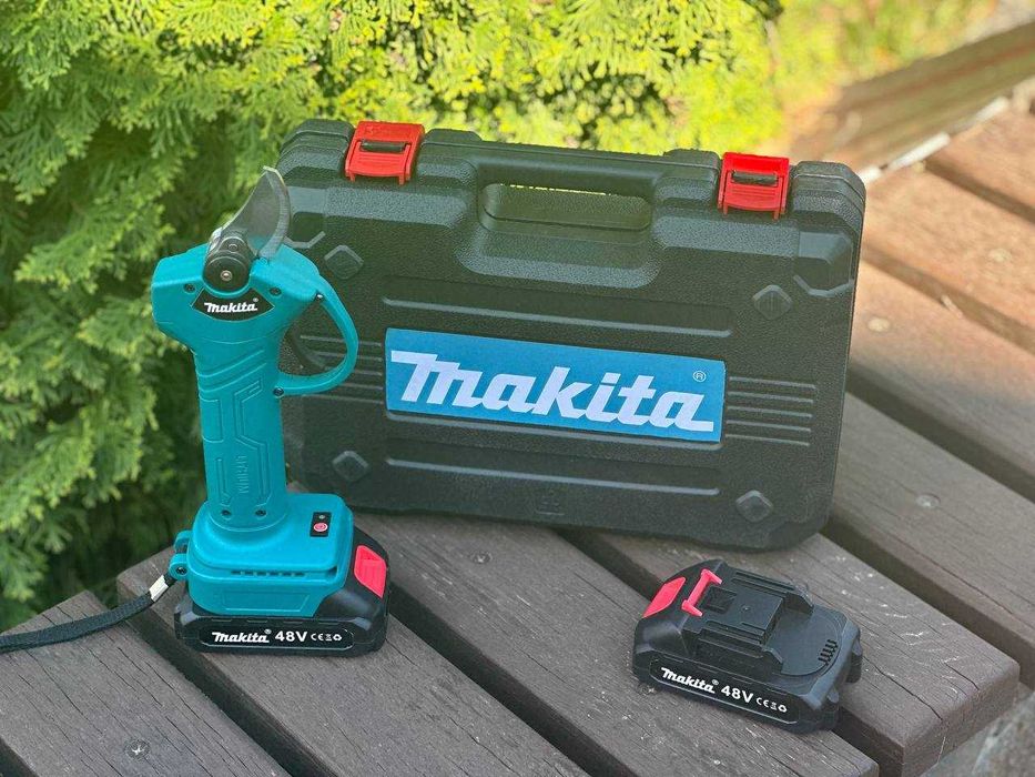 Електричний секатор на акумуляторі 48V. Электросекатор + кейс.