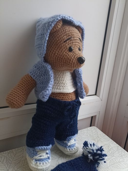 Мішаня амігурумі