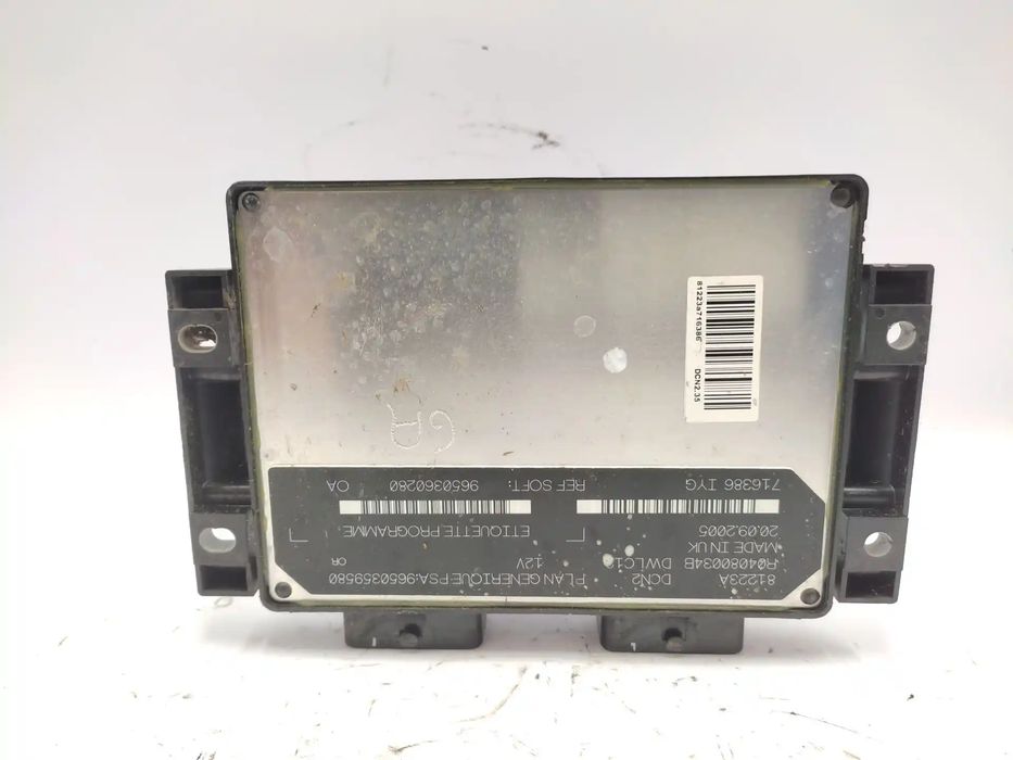 Centralina De Motor Uce PEUGEOT PARTNER MONOSPACE (5_, G_) 1.9 D 9650359580 9650360280