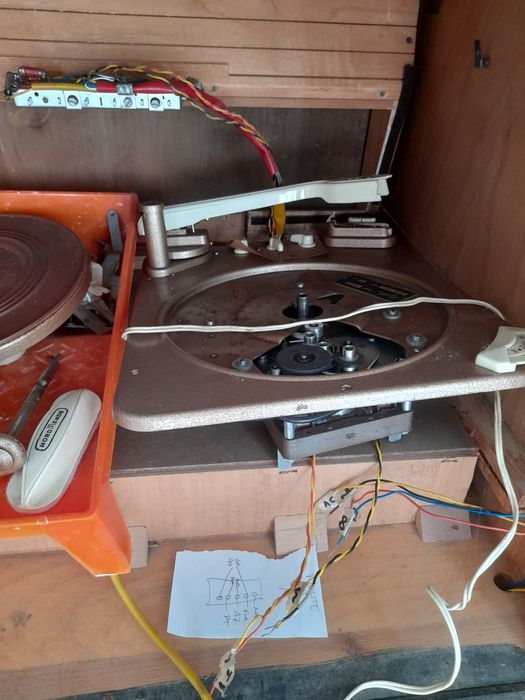 Movel tv, radio e gira discos Nordmende