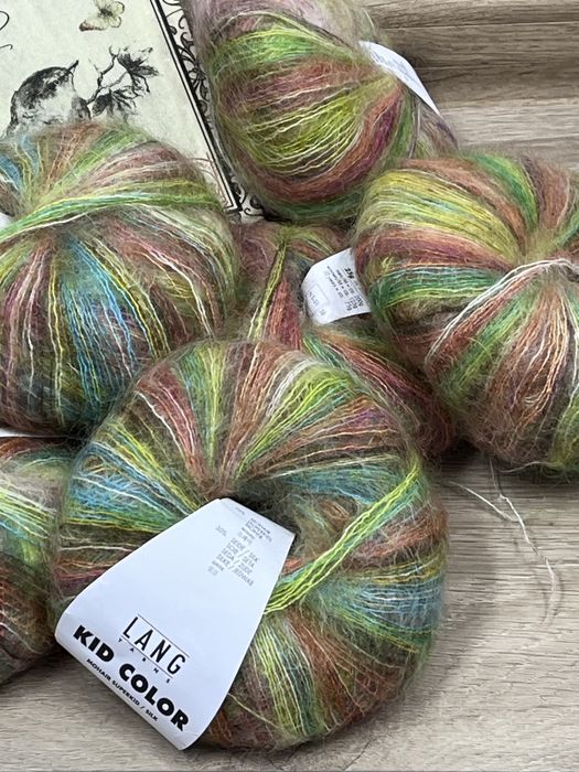 Мохер шовк пряжа вʼязальна швейцарія  вовна рукоділля