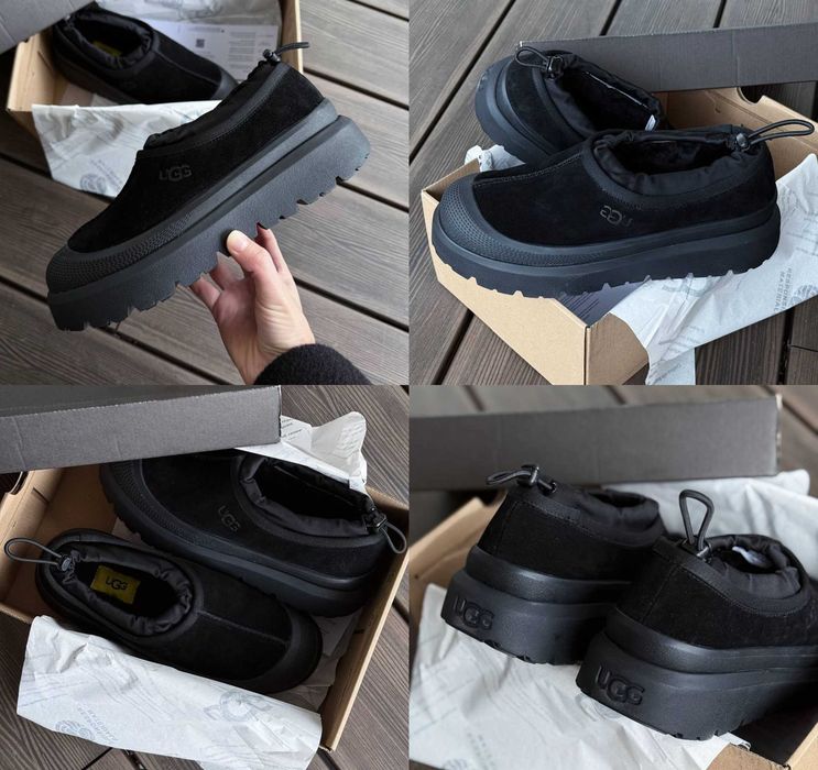 Сапоги UGG Tasman Weather Hybrid Black 36-45 Натур Овчина! Хит Зимы!